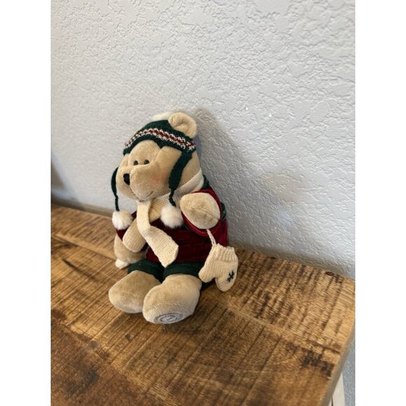 2005 Starbucks Bearista Brown Bear Winter 42nd EDITION 10” Stuffed Teddy - Picture 2 of 10
